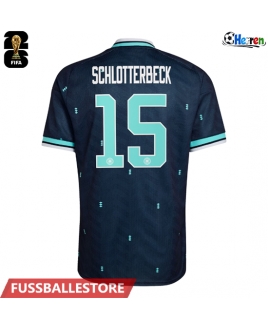 Günstige Deutschland Nico Schlotterbeck #15 Auswärtstrikot WM 2026 Kurzarm
